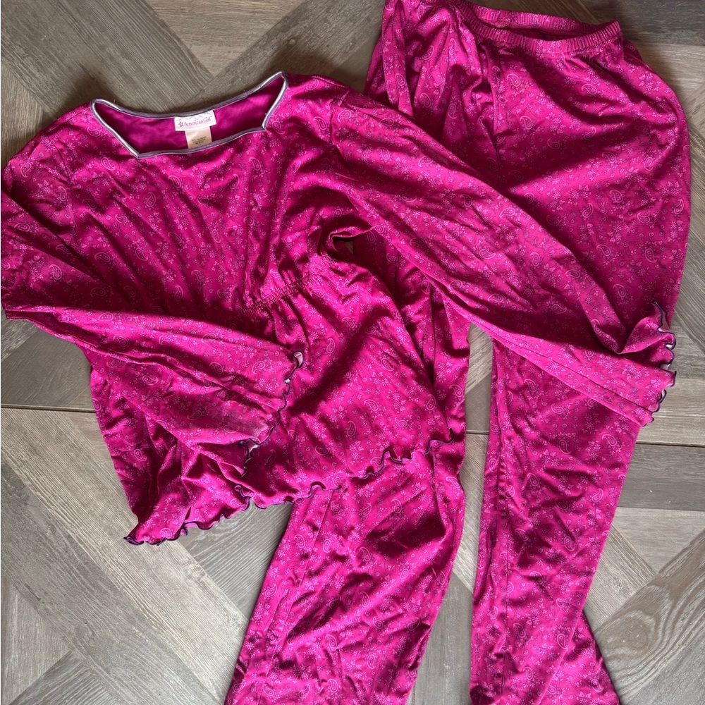 American girl just like you paisley Pajama Set